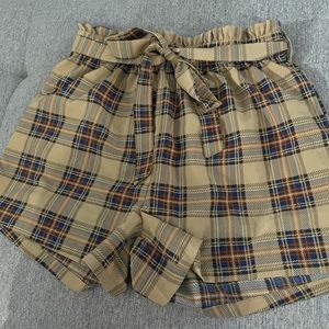 plaid frantic shorts